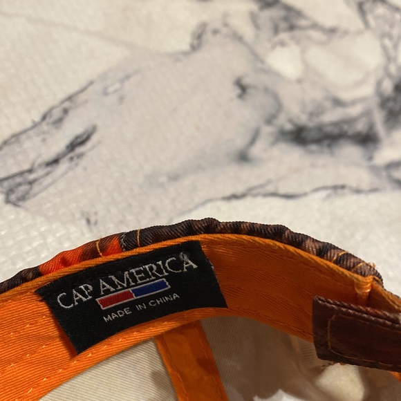 Mens Blaze orange camouflage Hunting Cap, Korbel Brandy!🔥Adjustable - Picture 4 of 6